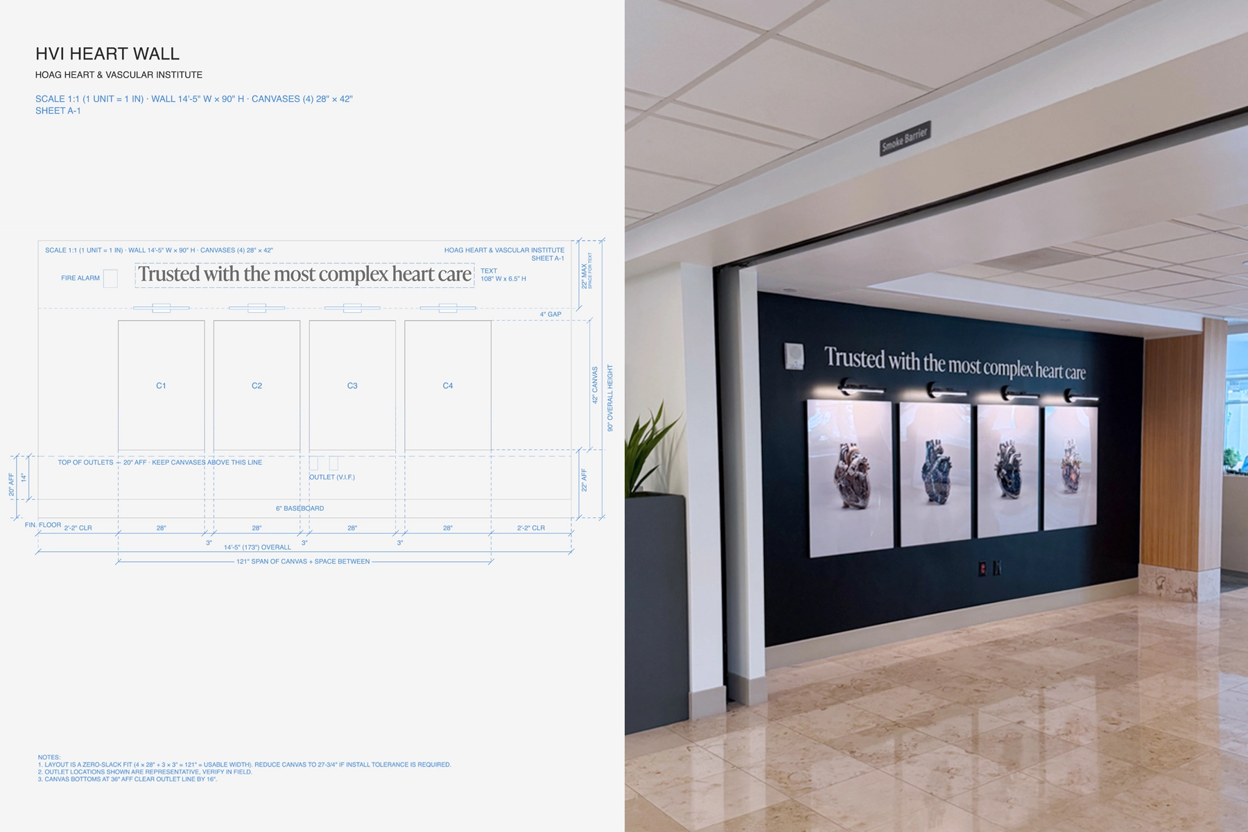 HVI wall installation