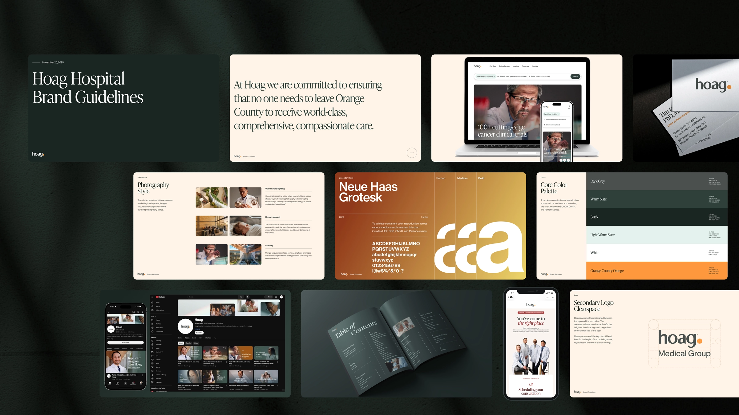 Overview of the Hoag brand system