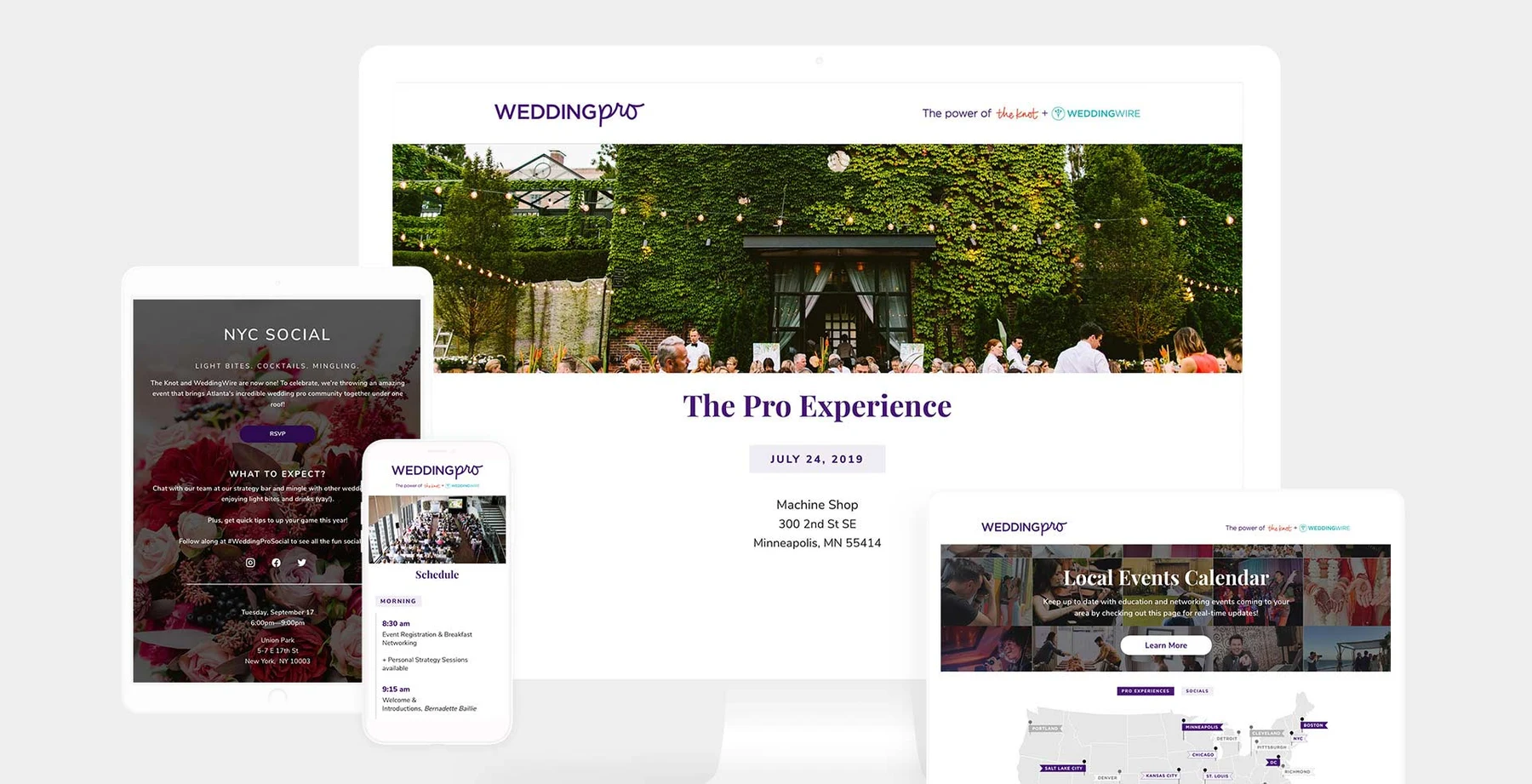 WeddingPro event communications