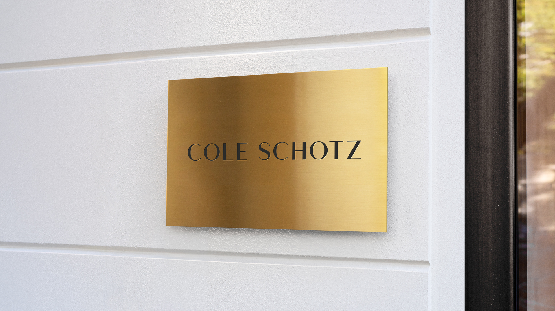 Cole Schotz building signage