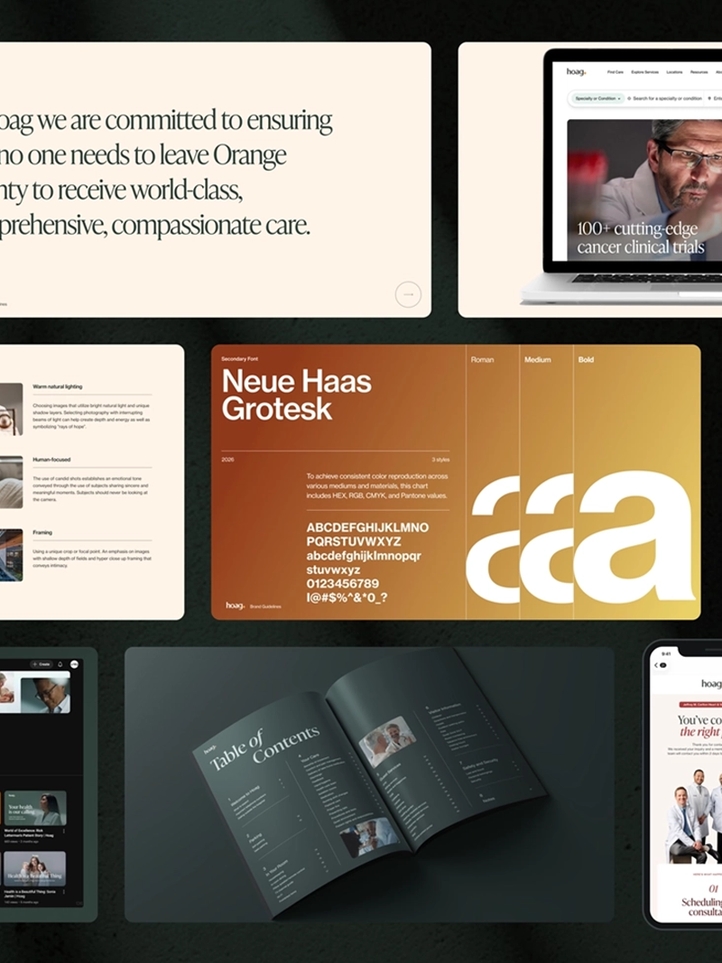 Hoag brand system