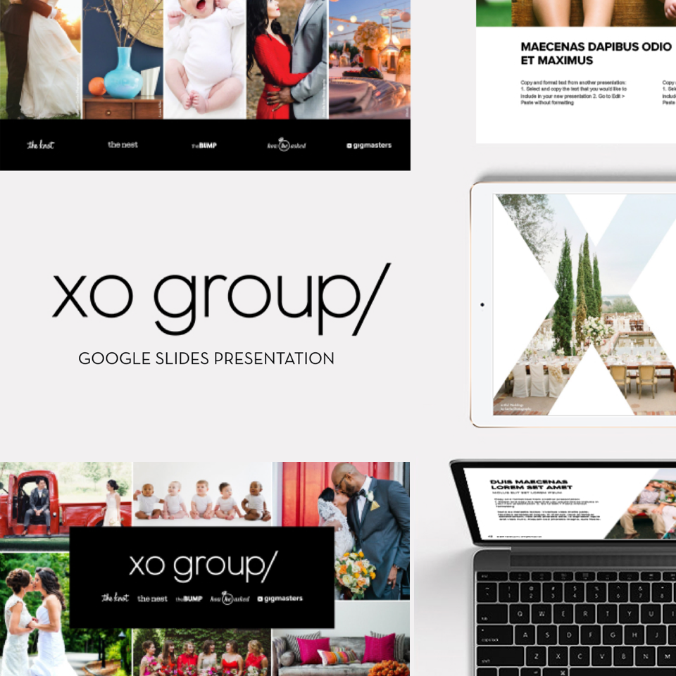 XO Group Presentation Deck Design